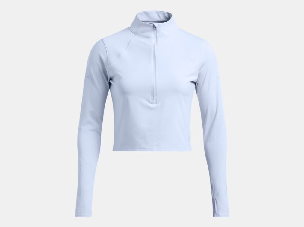 UA Launch Elite Half Zip W Nimbus Blue