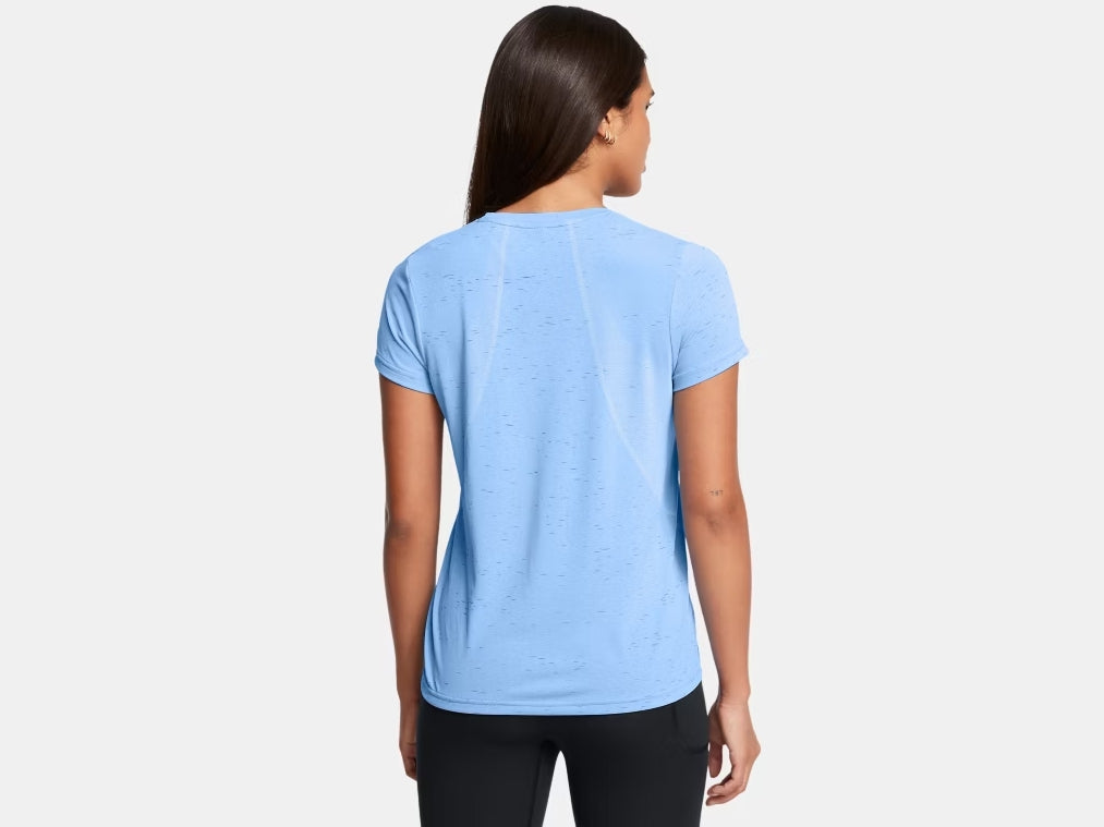 UA Vanish Seamless Loose SS W Horizon Blue