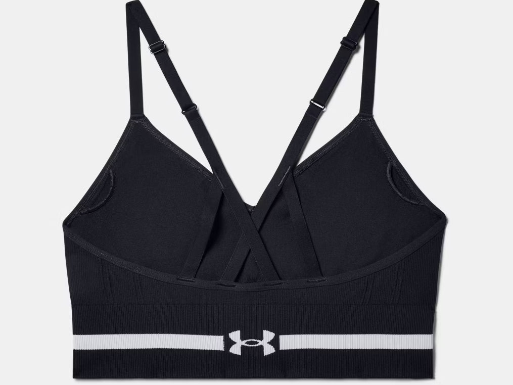 UA Seamless Low Long Sports Bra W Black