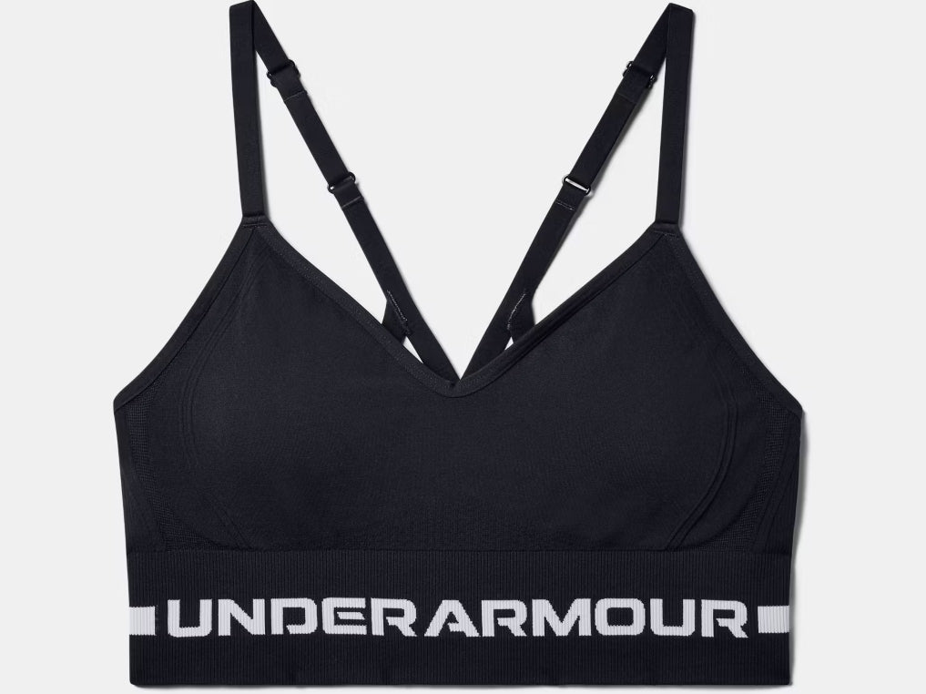 UA Seamless Low Long Sports Bra W Black