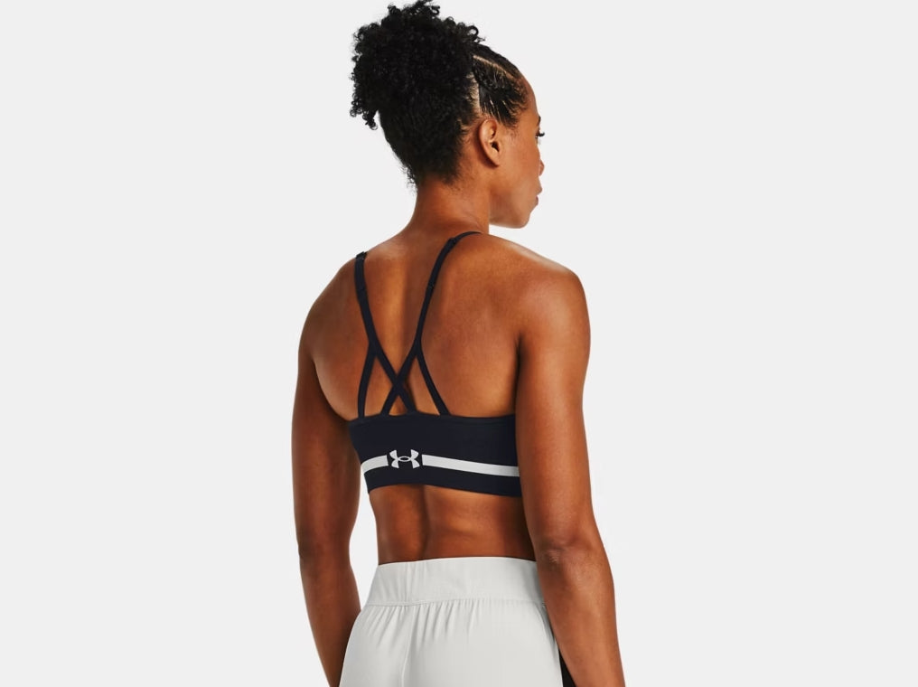 UA Seamless Low Long Sports Bra W Black