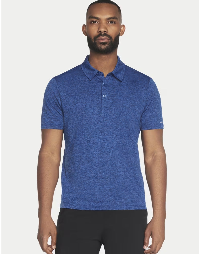 Skechers GO-DRI Charge SS Polo M Blue