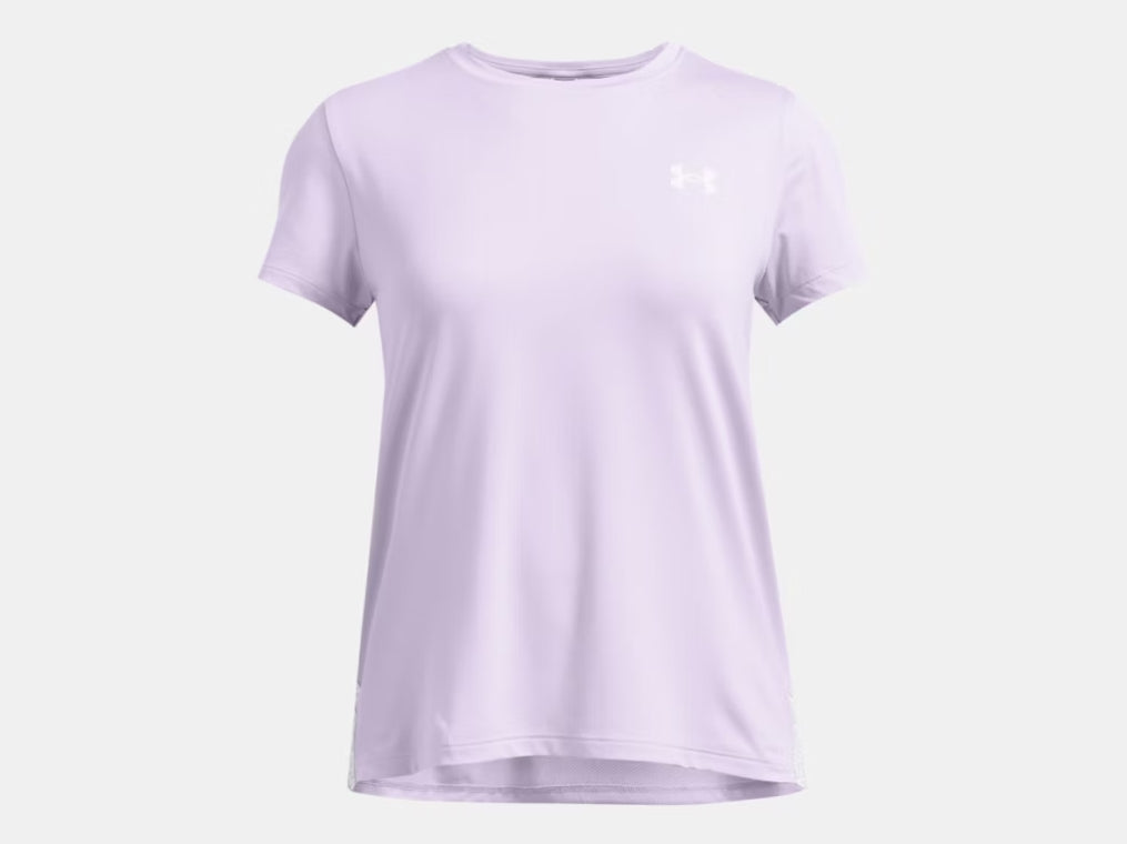 UA Knockout T-Shirt Girls' Salt Purple/White