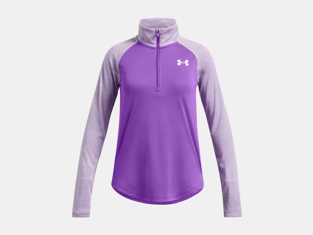 UA Tech™ Graphic ½ Zip Girls' Lavish