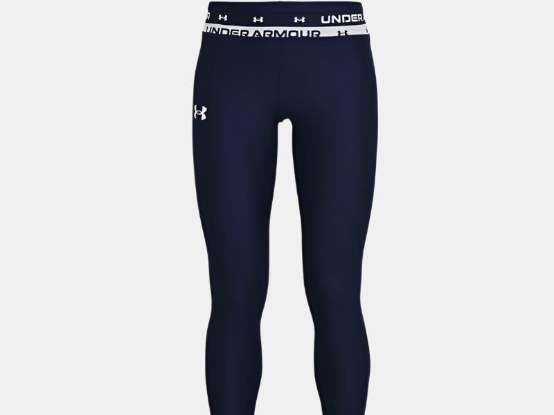 UA HeatGear Leggings Girls' Midnight Navy