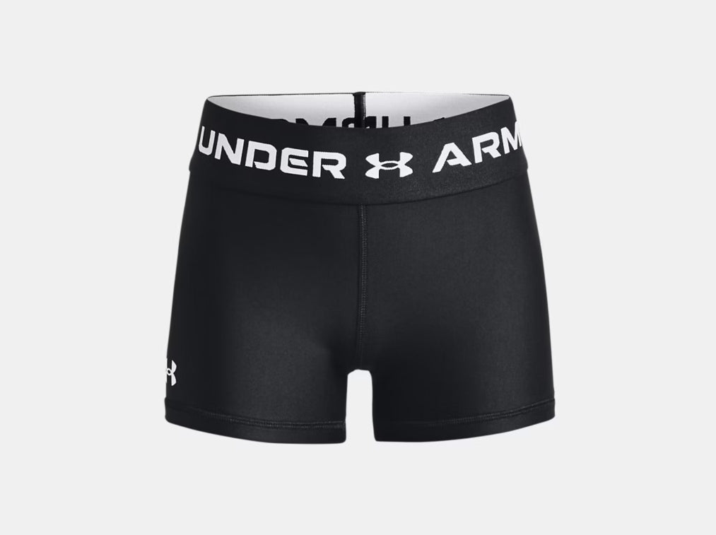 UA HeatGear® Shorty Girls' Black