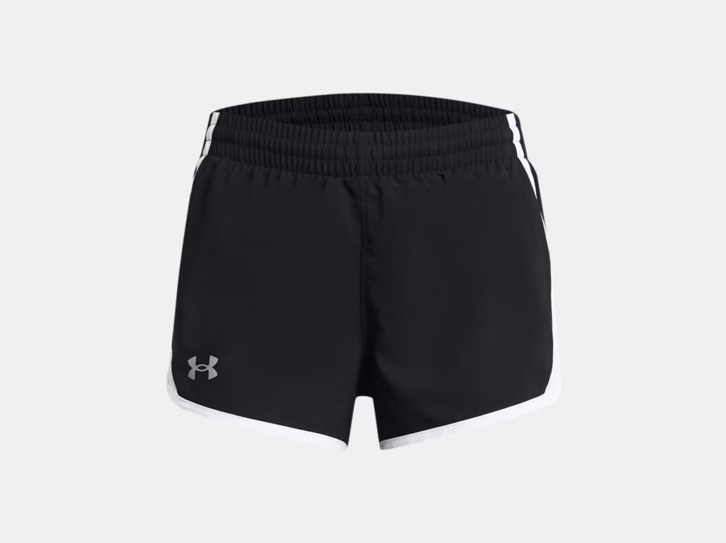 UA Fly-By 3" Shorts Girls' Black