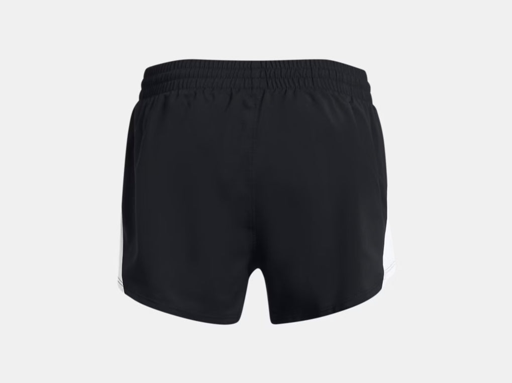 UA Fly-By 3" Shorts Girls' Black