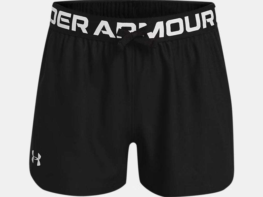 UA Play Up Shorts Girls' Black