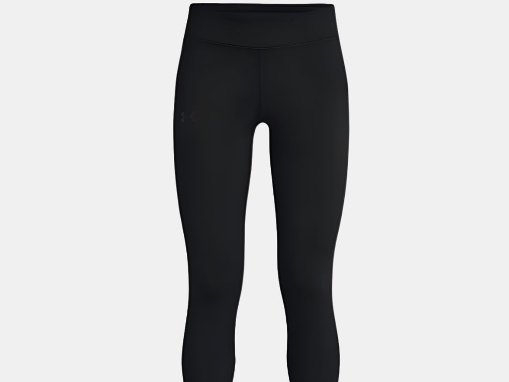 UA Motion Solid Ankle Crop Leggings Girls' Black