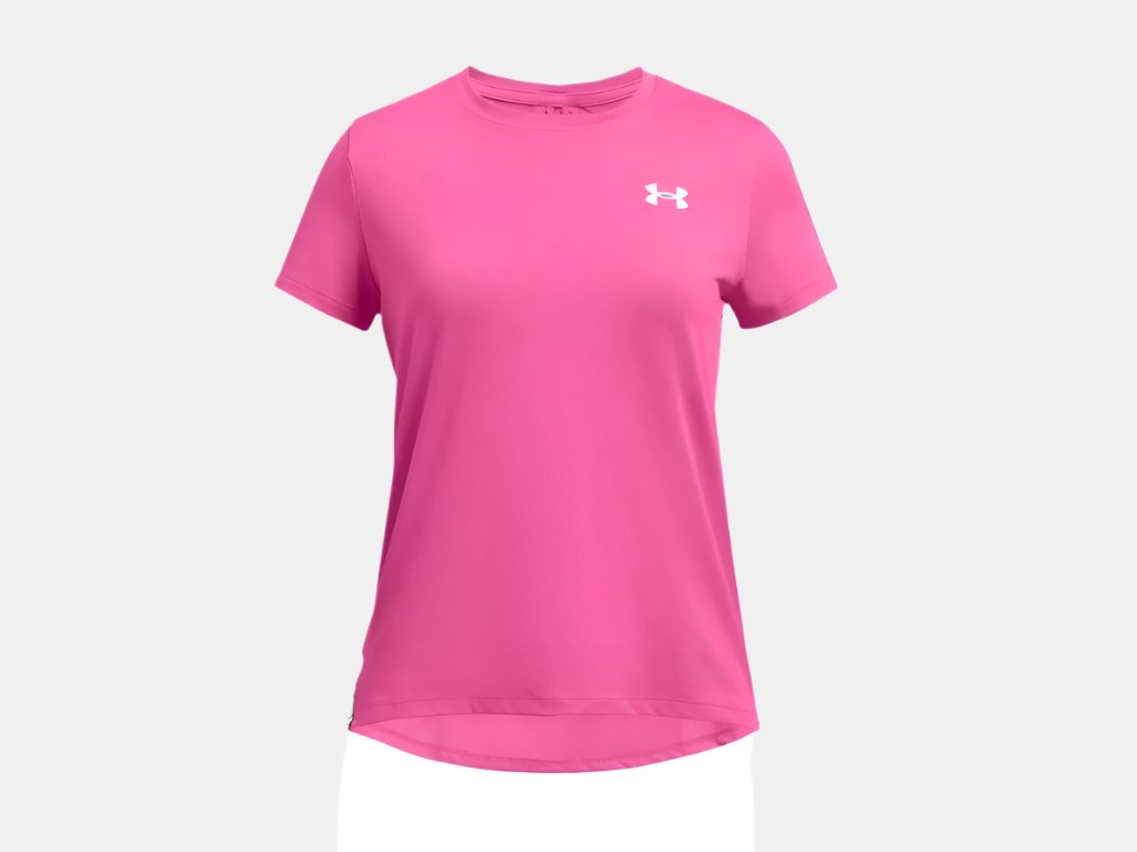 UA Knockout T-Shirt Girls' Rebel Pink