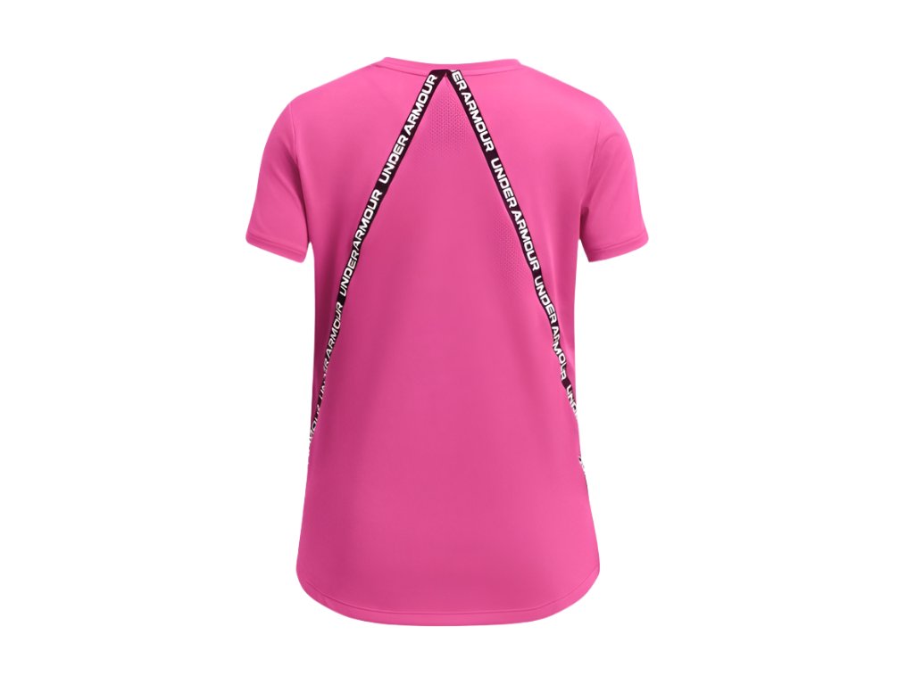 UA Knockout T-Shirt Girls' Rebel Pink