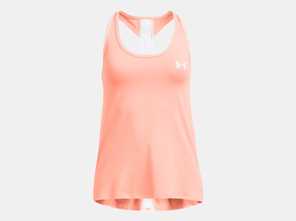 UA Knockout Tank Girls' Flare Orange