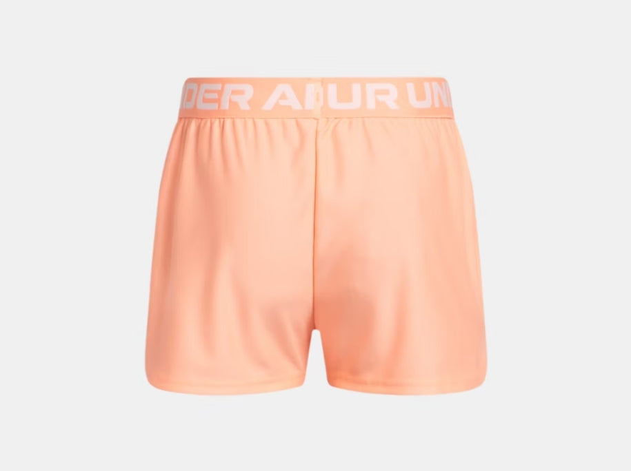 UA Play Up Shorts Girls' Flare Orange