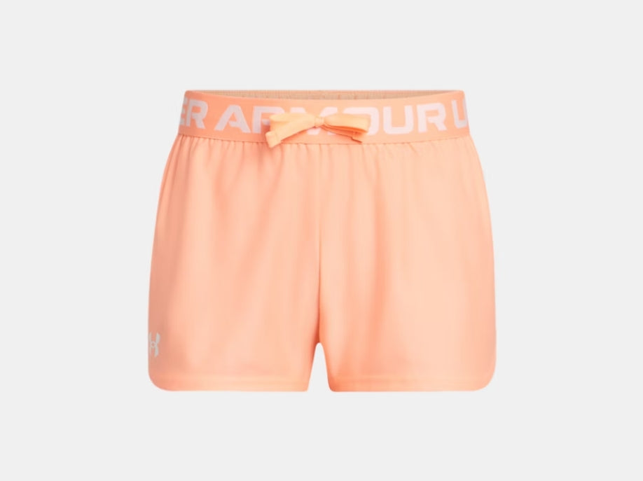 UA Play Up Shorts Girls' Flare Orange