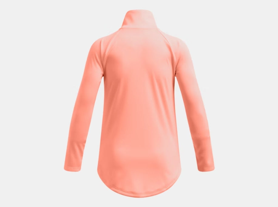 UA Tech™ Graphic ½ Zip Girls' Flare Orange