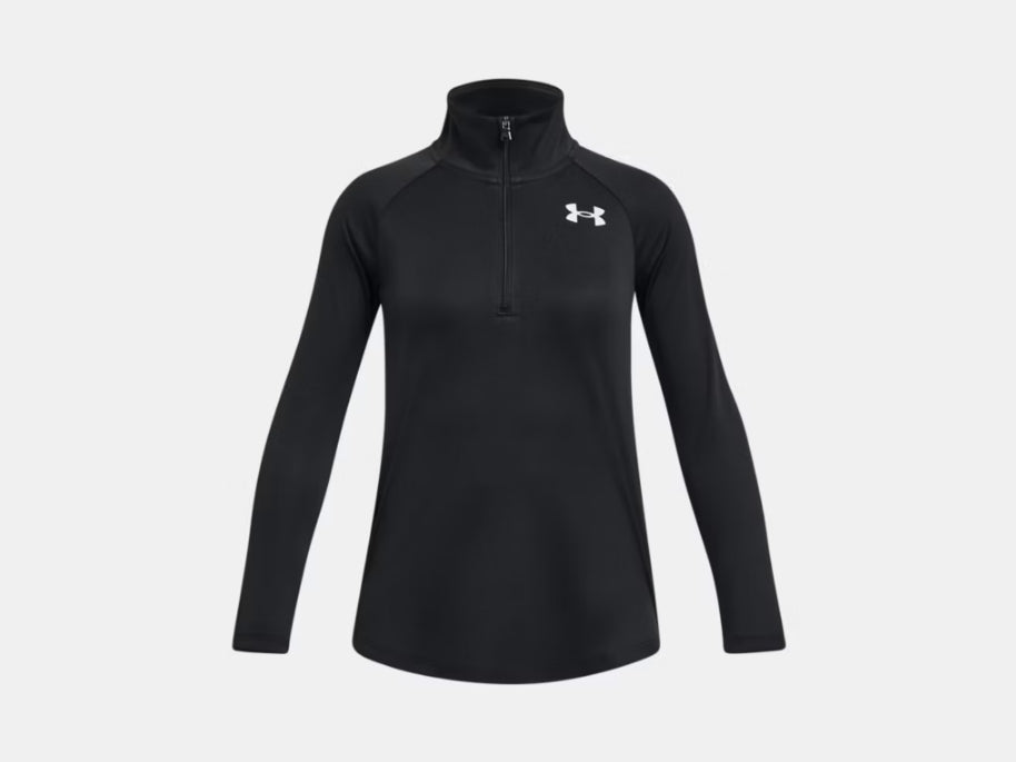 UA Tech™ Graphic ½ Zip Girls' Black