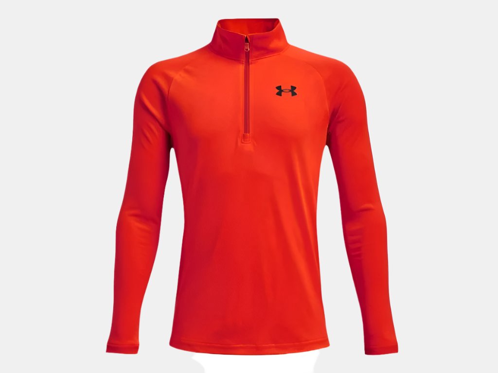 UA Tech 2.0 1/2 Zip Top Y Racer Red