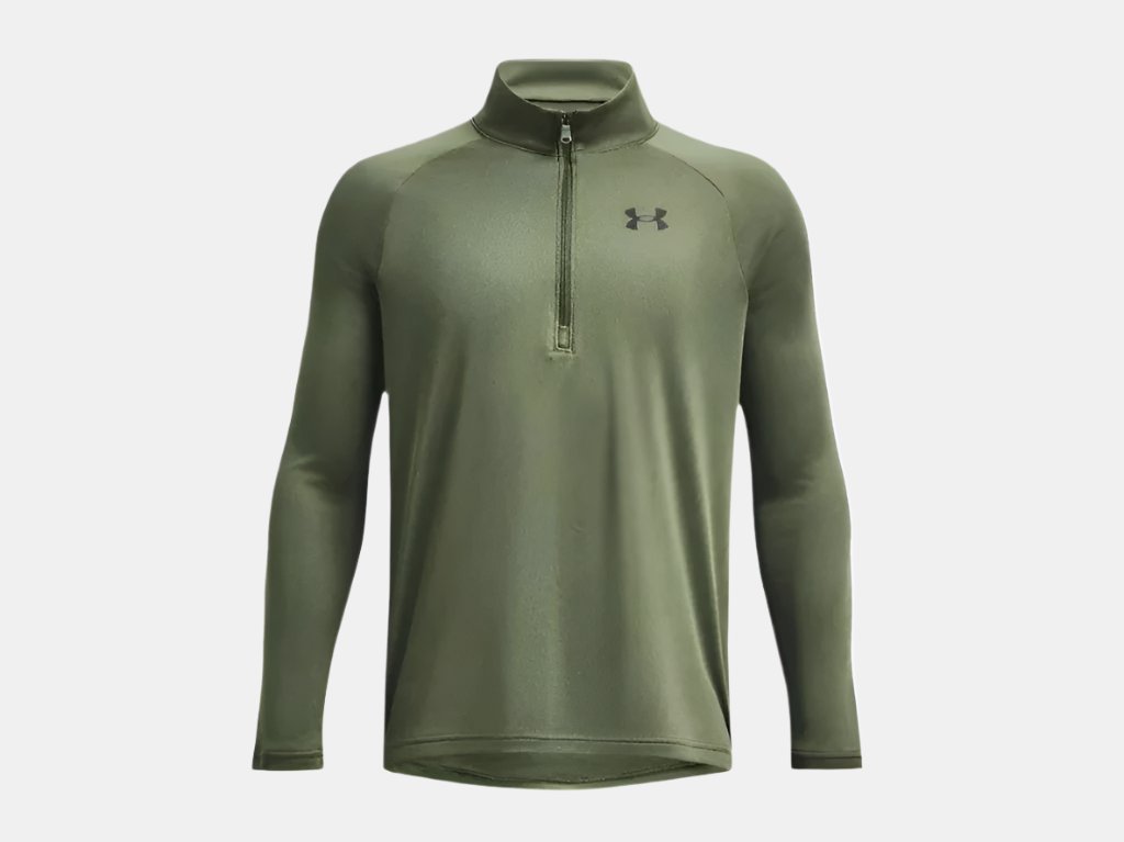 UA Tech™ 2.0 ½ Zip Boys' Marine OD Green