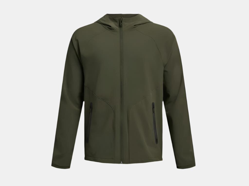 UA Unstoppable FZ Jacket Boys Khaki