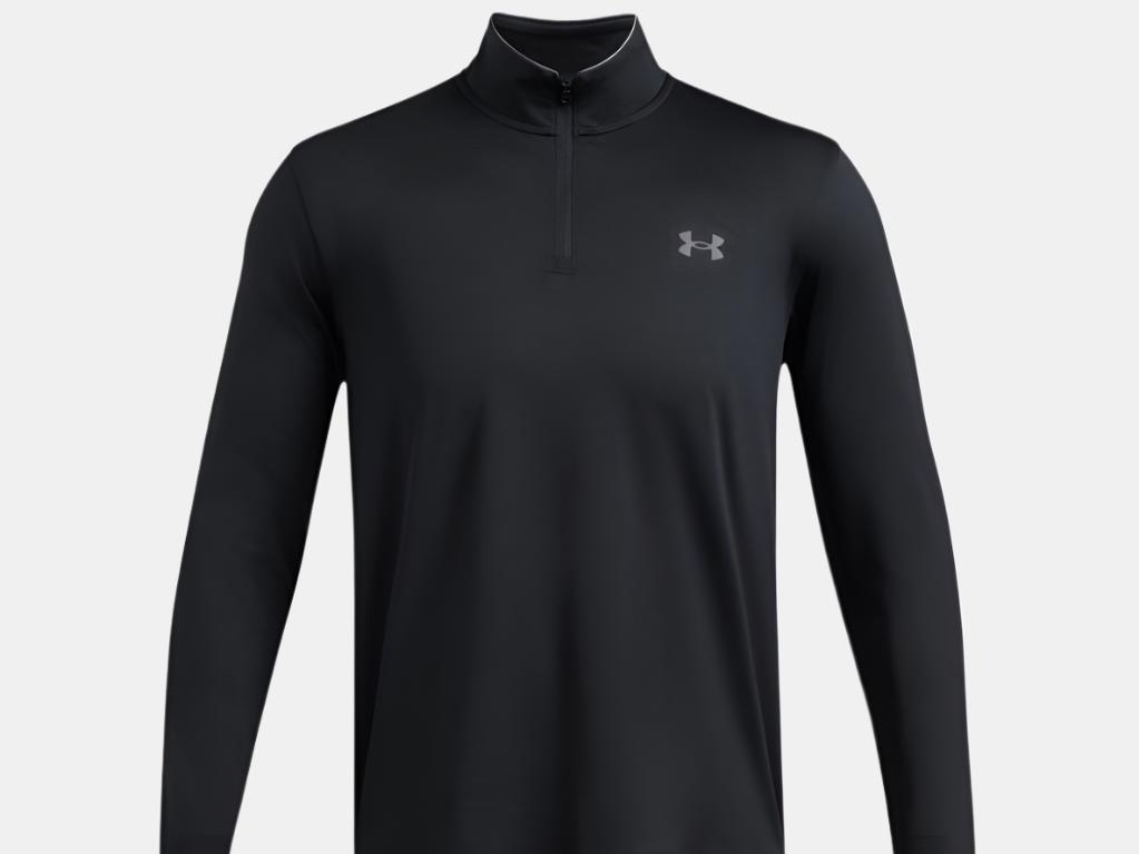 UA Match Play 1/4 Zip M Black / Pitch Gray