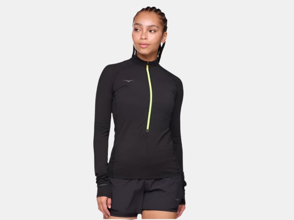 Hoka Basezip Long Sleeve W Black