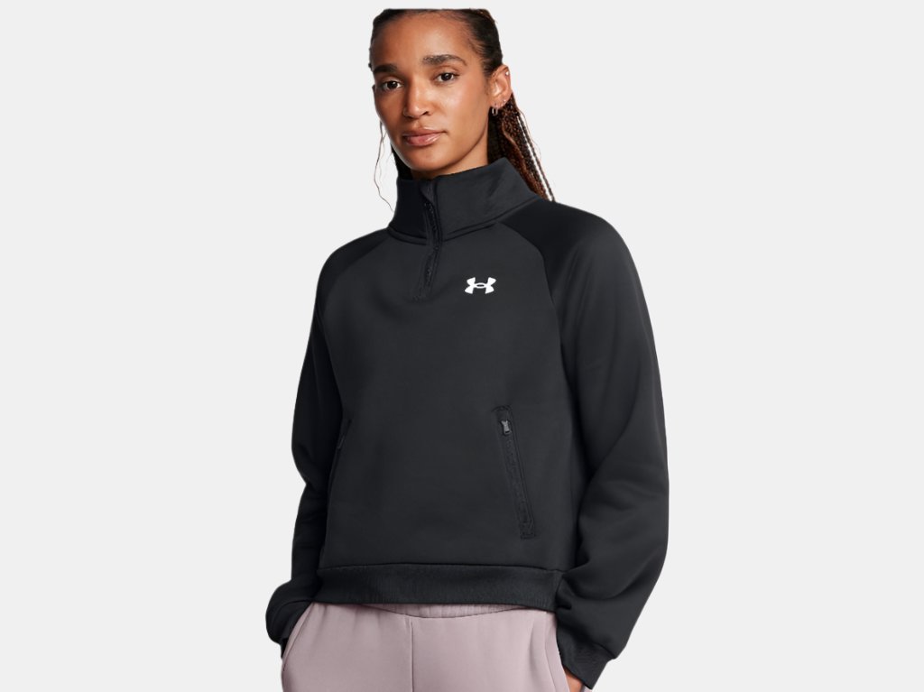 UA Armour Fleece Pro W QZ Black