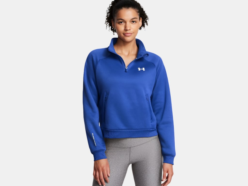 UA Armour Fleece Pro W QZ Blue