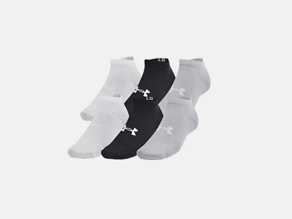 UA Essential 6Pack Low Black / Halo Gray