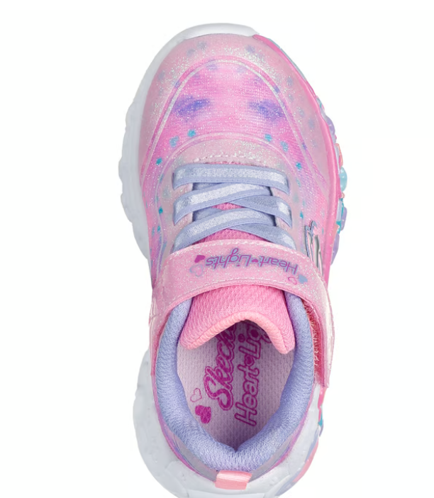 Skechers Eternal Heart Light Youth Trainers Light Pink