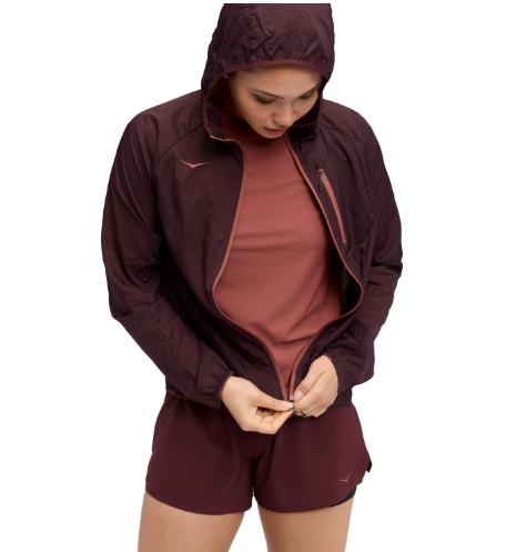 Hoka Skyflow Jacket W Cherry Black