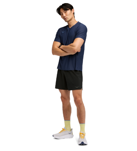 Hoka Glide 7" Short 2 in 1 M Black