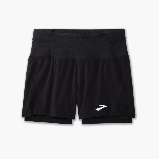 Brooks High Point 5" 2-in-1 Short 2.0 m Black