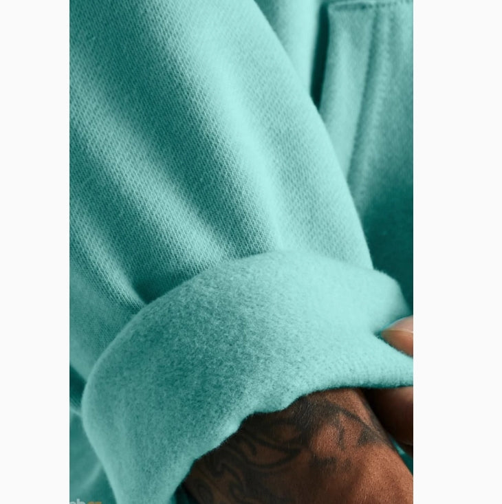 UA Rival Fleece Hoodie M Radial Turquoise