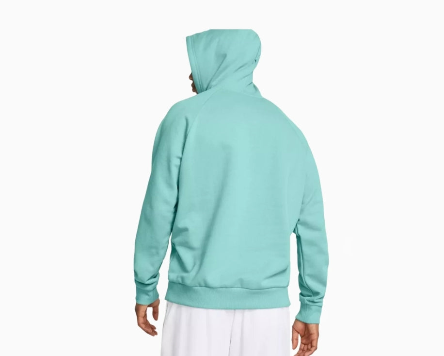 UA Rival Fleece Hoodie M Radial Turquoise