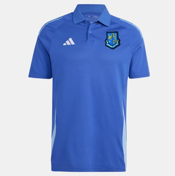 Armagh City FC Adidas Polo Shirt Adult Blue