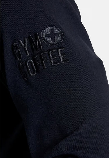 Gym + Coffee Chill Half Zip M All Black