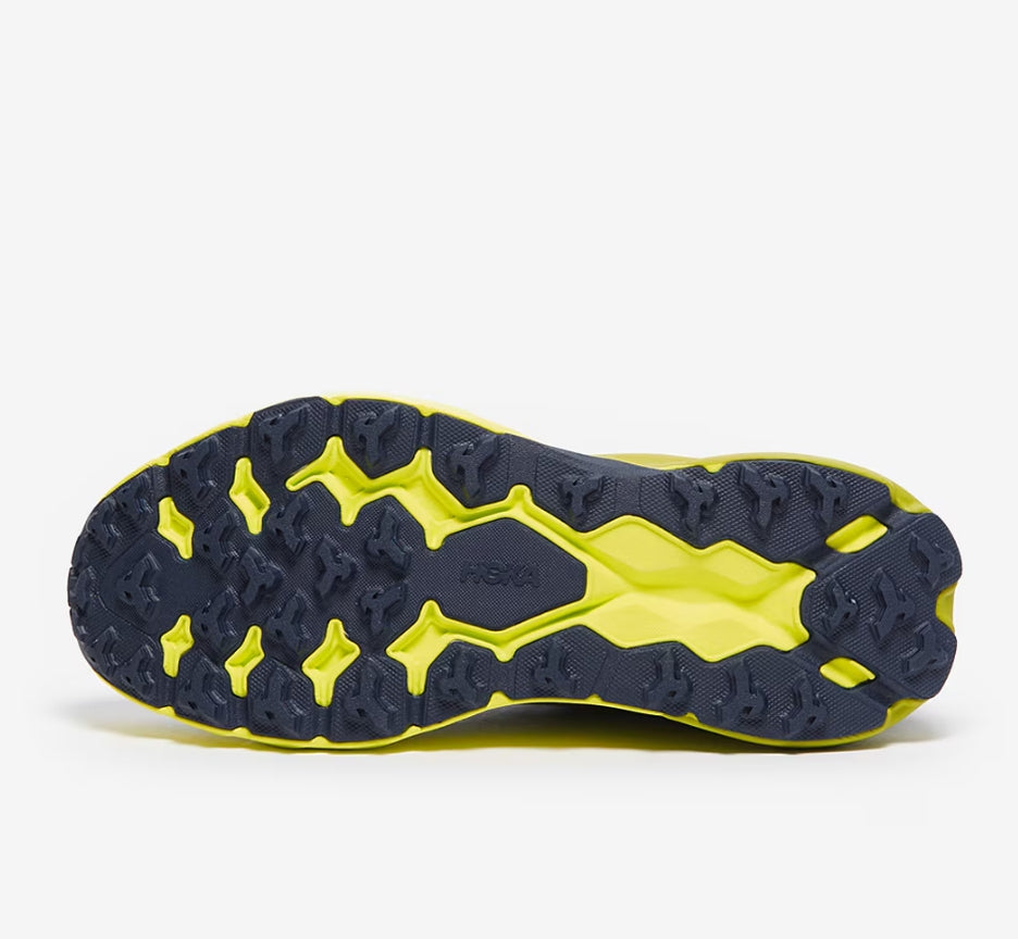 Hoka Speedgoat 5 Kids Stone Blue/Dark Citron