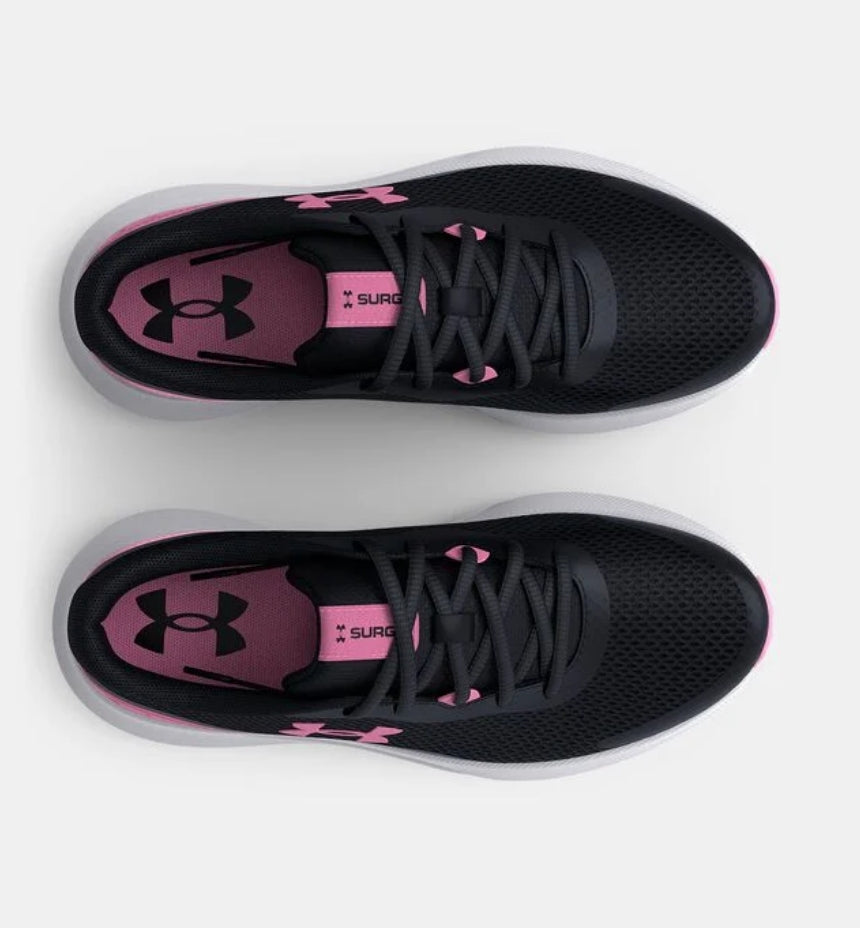 UA Surge 3 Runner Kids Black/Pink