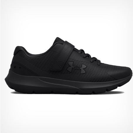 UA Surge 3 AC Runners Kids All Black