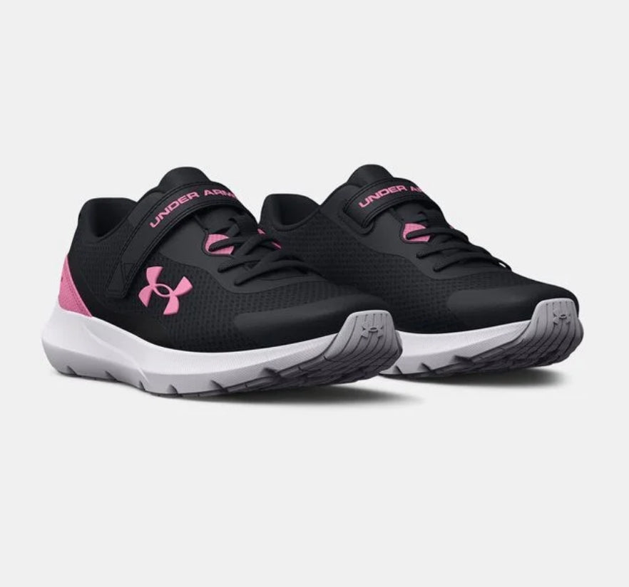 UA Surge 3 AC Runners Toddlers Black/Pink