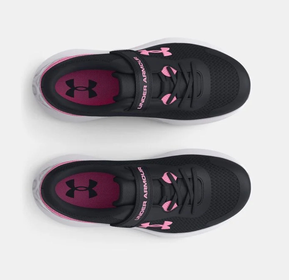 UA Surge 3 AC Runners Toddlers Black/Pink