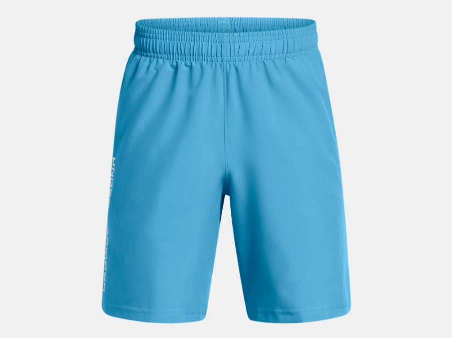 UA Tech™ Woven Wordmark Shorts Boys Ether Blue