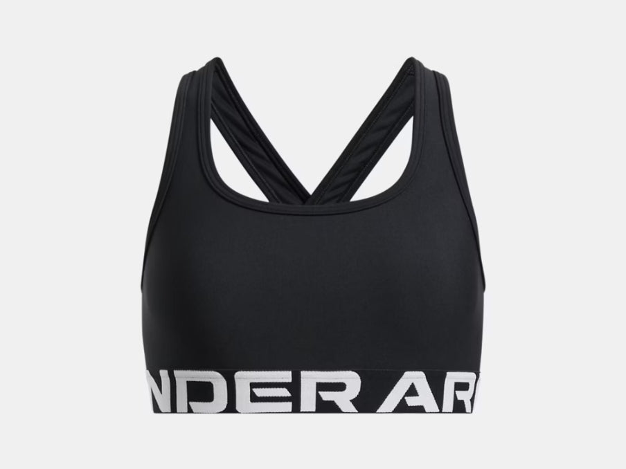 UA Crossback Sports Bra Girls Black