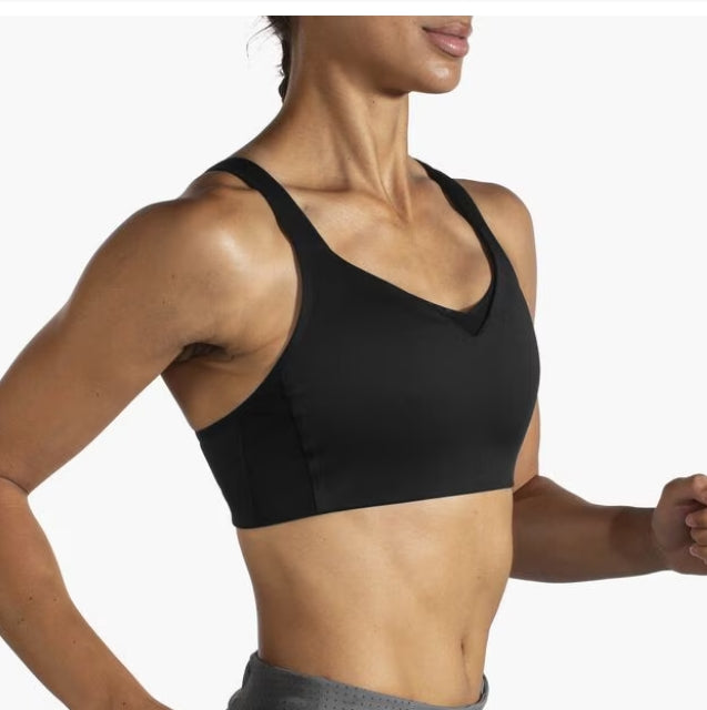 Brooks Drive Convertible Run Bra Black