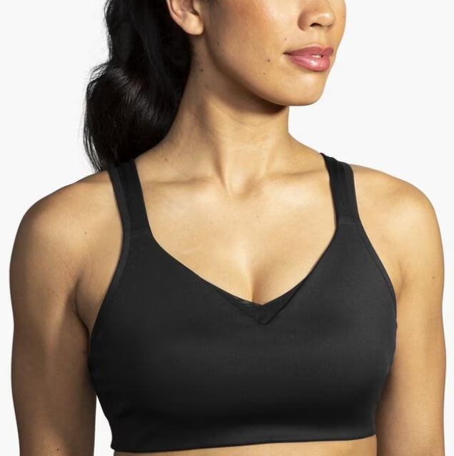 Brooks Drive Convertible Run Bra Black