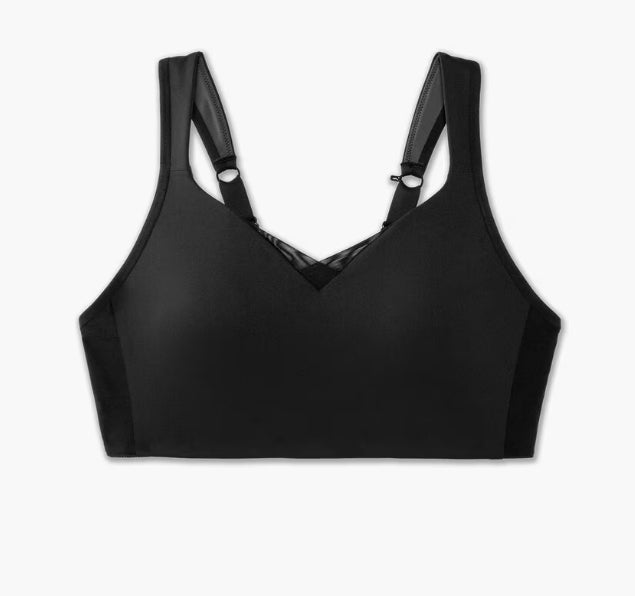 Brooks Drive Convertible Run Bra Black