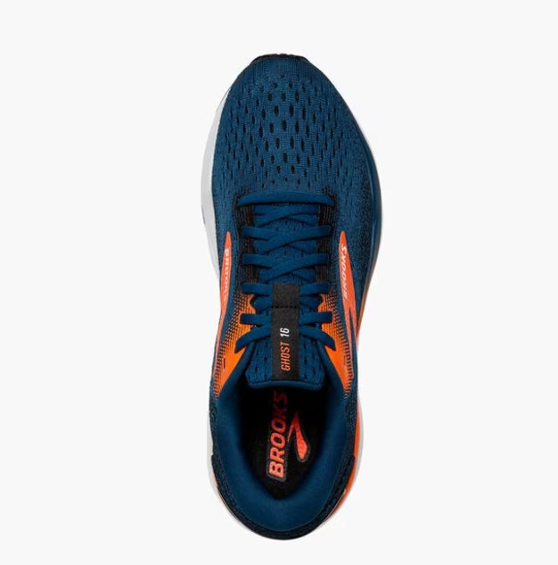 Brooks Ghost 16 M Blue Ribbon/Orange