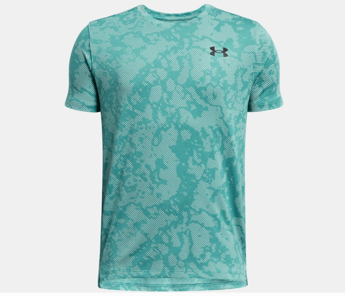 UA Tech™ Vent Geode Short Sleeve Boys' Radial Turquoise