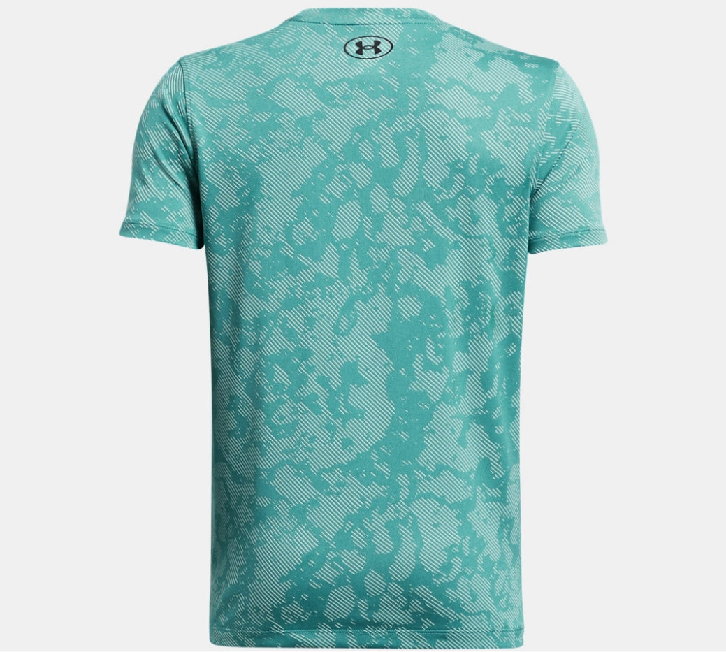 UA Tech™ Vent Geode Short Sleeve Boys' Radial Turquoise